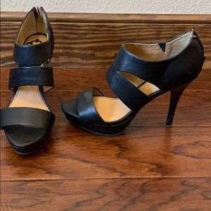 Fergalicious by Fergie black platform heels